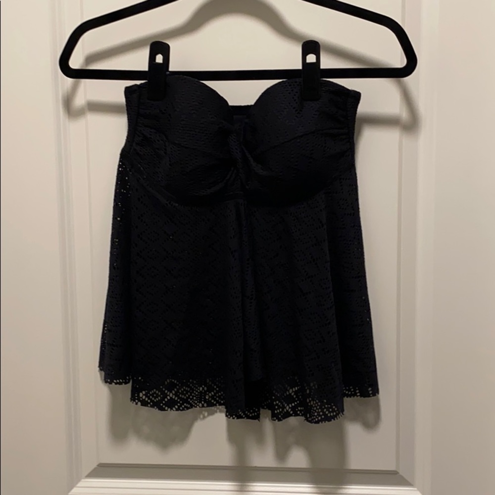 Strapless Lace Tankini